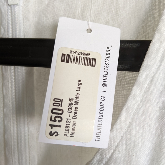 NAIF White Sleeveless Midi Dress - Picture 5 of 9